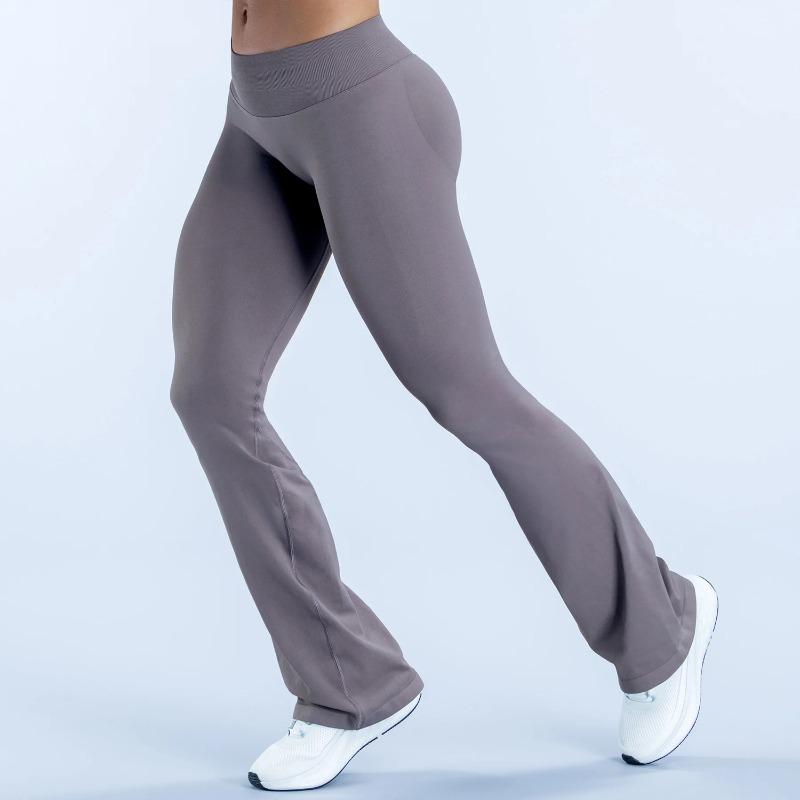 Yoga Flared Pants Skinny Wide Leg Flared Pants Wear Running Sports Fitness Yoga Micro Pants