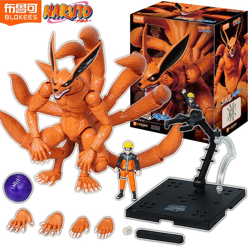 BLOKEES Original NARUTO Sasuke Minato Boruto Kurama CHAMPION CLASS Series Genuine Assembled Action Figures Toys Model Gift