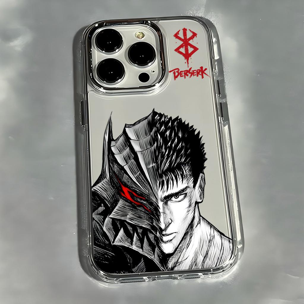 New Japanese Hot Blood Anime Berserk Guts Phone Case For iPhone 17 16e 16 15 14 13 12 11mini Pro Max X XR XSMAX 8 Air Plus Cover