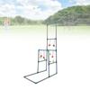 Ladder Ball Game with 12 Throwing Balls Double Layer Complete Ladder Toss Game for All Skill Level I