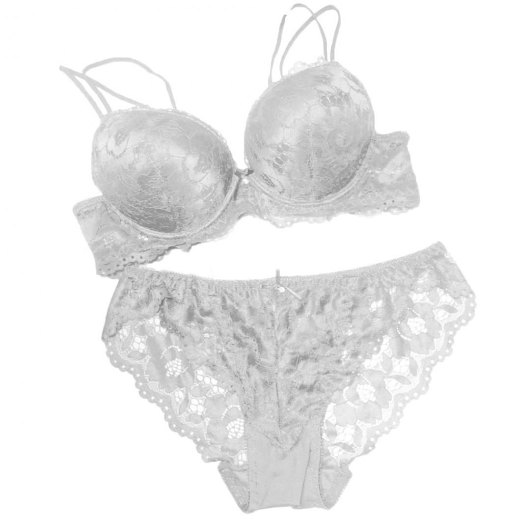 

Кружевной комплект женского нижнего белья 75B белый