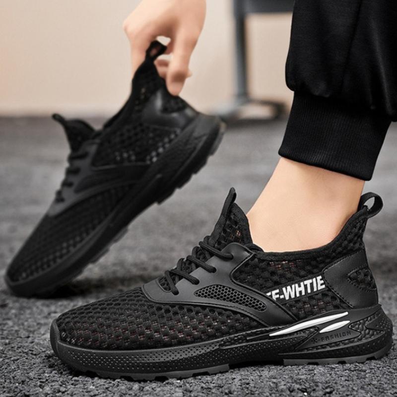 Fashion Men's Summer Mesh Sneakers Fashion Breathable for Casual Outdoor Running Tennis Hiking & Luxury Platform Loafers Style