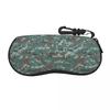 Digital Camo Eyeglass Glasses Case Women Men Soft Camoflage Sunglasses Protective Bag