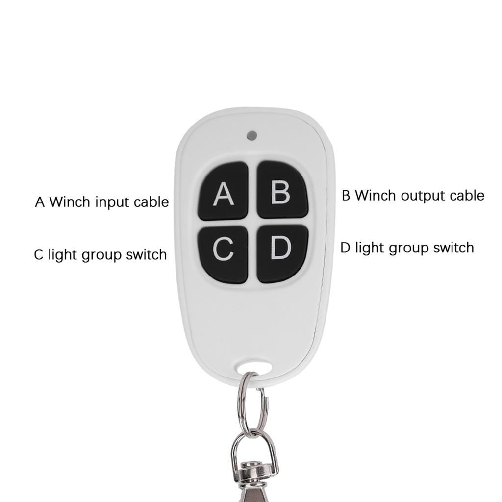 RC Car Metal Winch Remote Controller Fit for TRX4 SCX10 D90 1/10 RC Car Model