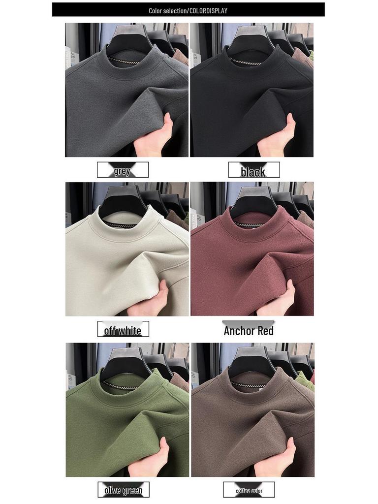 Men's Thickened 520g German Fleece Hoodie - Heavyweight, Warm, Casual Long Sleeve Base Layer for Autumn/Winter 2025