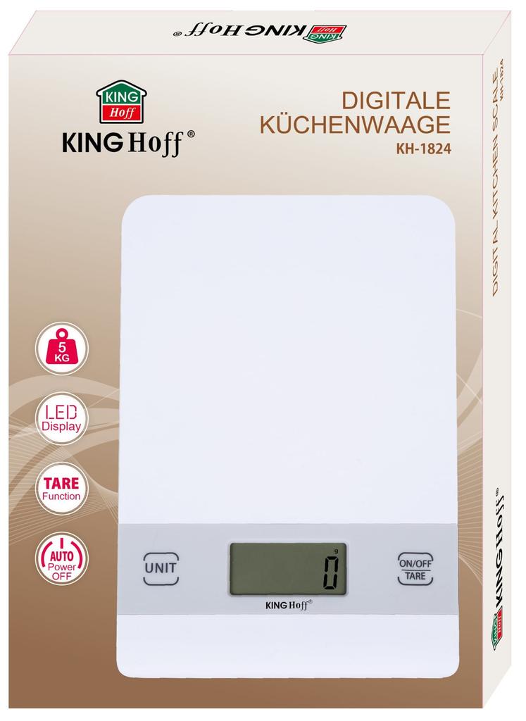Elektroniczna waga kuchenna 1g 5kg KINGHOFF KH-1824