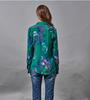 Hangzhou Women's Printed Stretch Silk Lapel Shirt