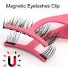 Handle Eyelash Widen Tweezer Ergonomic Stainless Steel Portable FALSE Eyelash Applicator for Magnetic Lashes