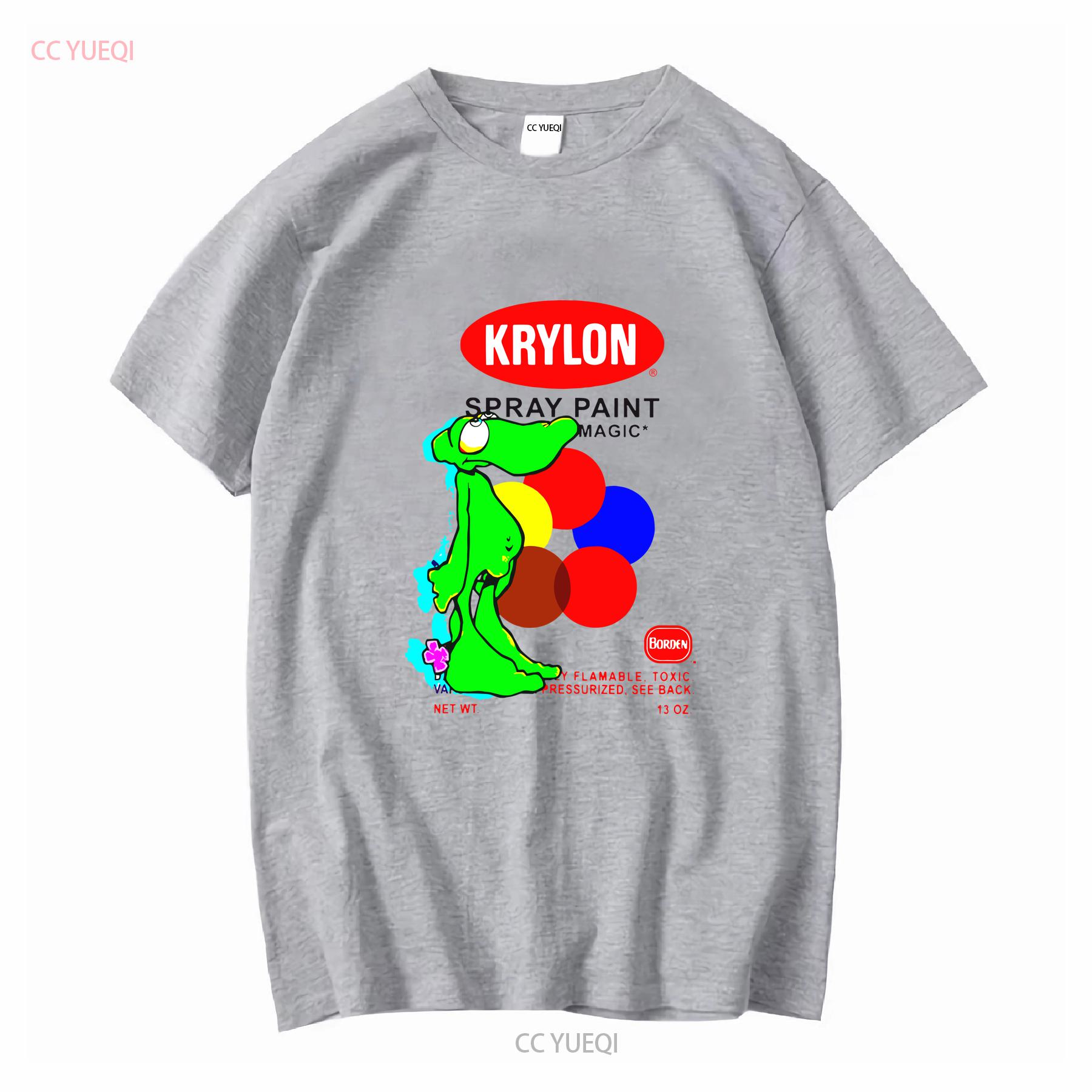Krylon Lizard Softstyle T Shirt long or short sleeves vintage Washed homme designer clothes Stretched Versatile Unisex Soft S