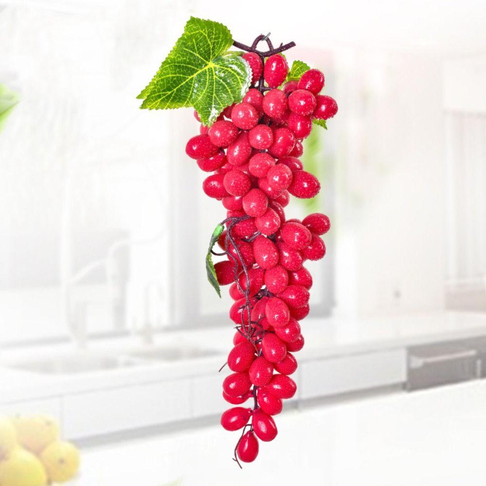 Fake Fruit Models Hanging Artificial Fruit Plant Decoration Simulated Fruit Grape Skewers  Props