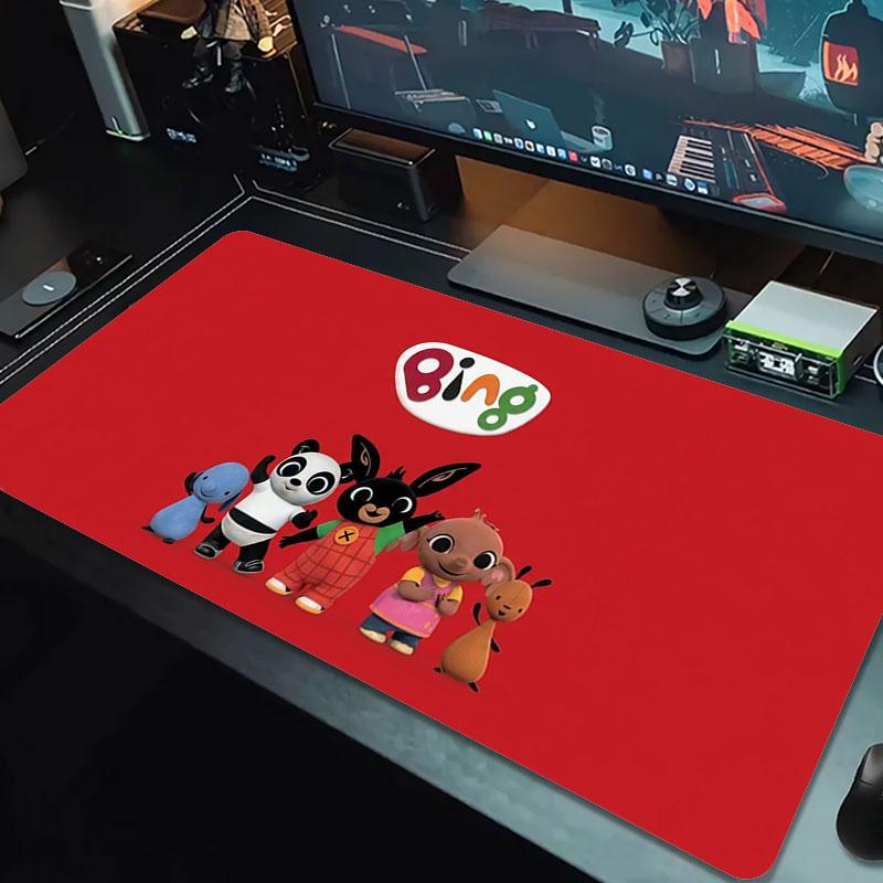 Bing Large Size Mouse Pad Large Gaming Table Cushion Non-slip Laptop Tablet Big Mousepad XXL Mat Mini PC Playmat With Lock edge