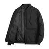 Große Baumwollkleidung Herren Winter Baseballkragen Baumwolljacke Lässig Locker Wärme Verdickt Paar Modell Baumwolljacke Jacke