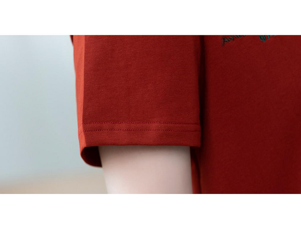 Dámská letní bavlněná halenka 2025: Omlazující, volný střih, dámské tričko s krátkým rukávem