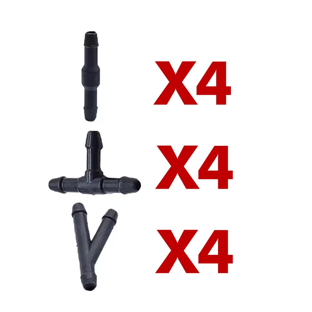 

Универсальный автомобильный комплект для соединения распылительной трубы, шланг омывателя лобового стекла, трубка стеклоочистителя, форсунка, комплект для замены соединителя трубки подачи жидкости для воды белый