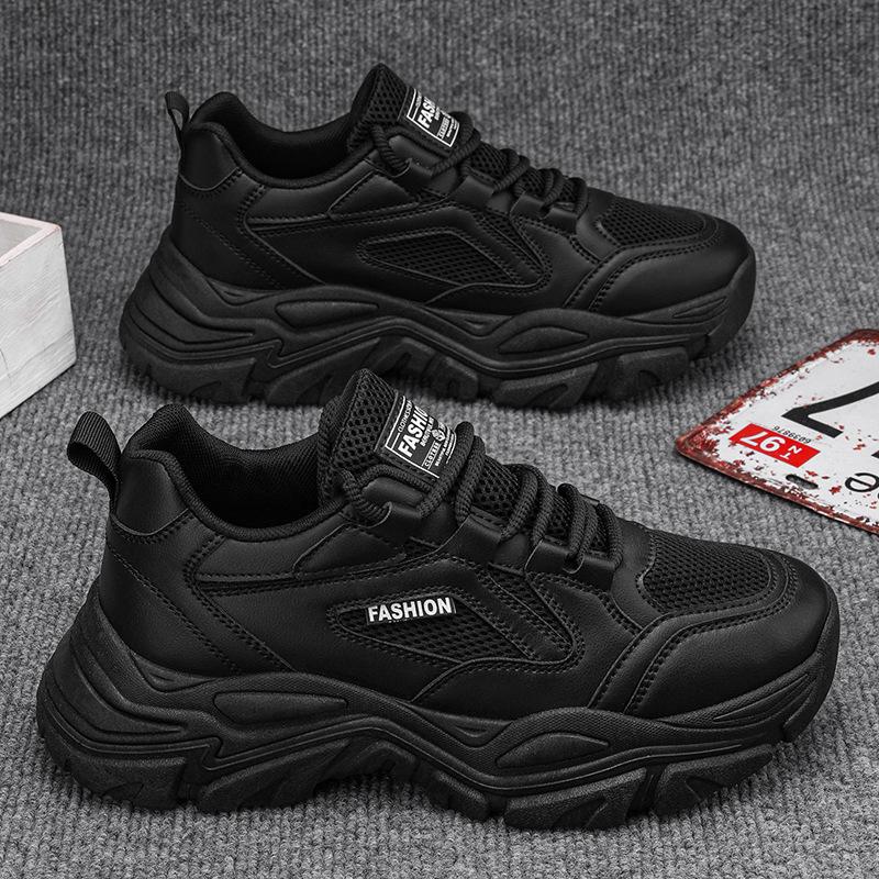 New ModelMen'S Summer Mesh Dad Shoes Platform Heightening Casual Sports Shoes Breathable Trend Versatile Men'S Shoes