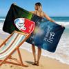 Zakho Sport Club Logo Print Beach Towel, Large Soft Quick Dry Towel for Beach Camping Swimming