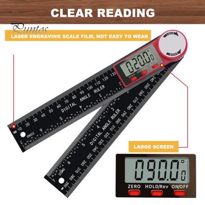 Angle Ruler Measuring Tool Digital Display Easy To Read High Accuracy Multipurpose Precision Angle Gauge Measuring Tool