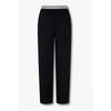 Men S Rayon Ribbed Hem Logo Pattern Lounge pantS 0815332025 