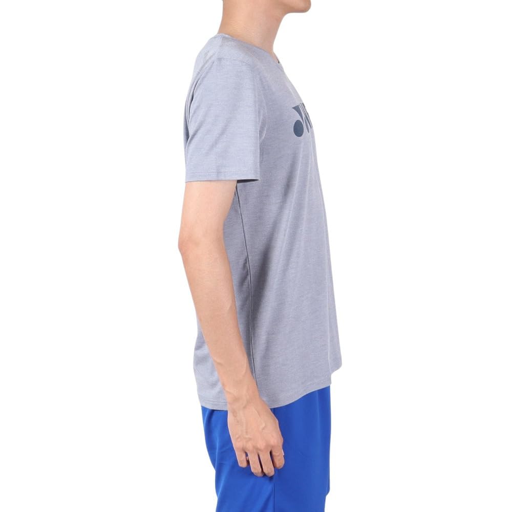 YONEX Short Sleeve Navy Blue Size L T-Shirt (Fit Style), (019),