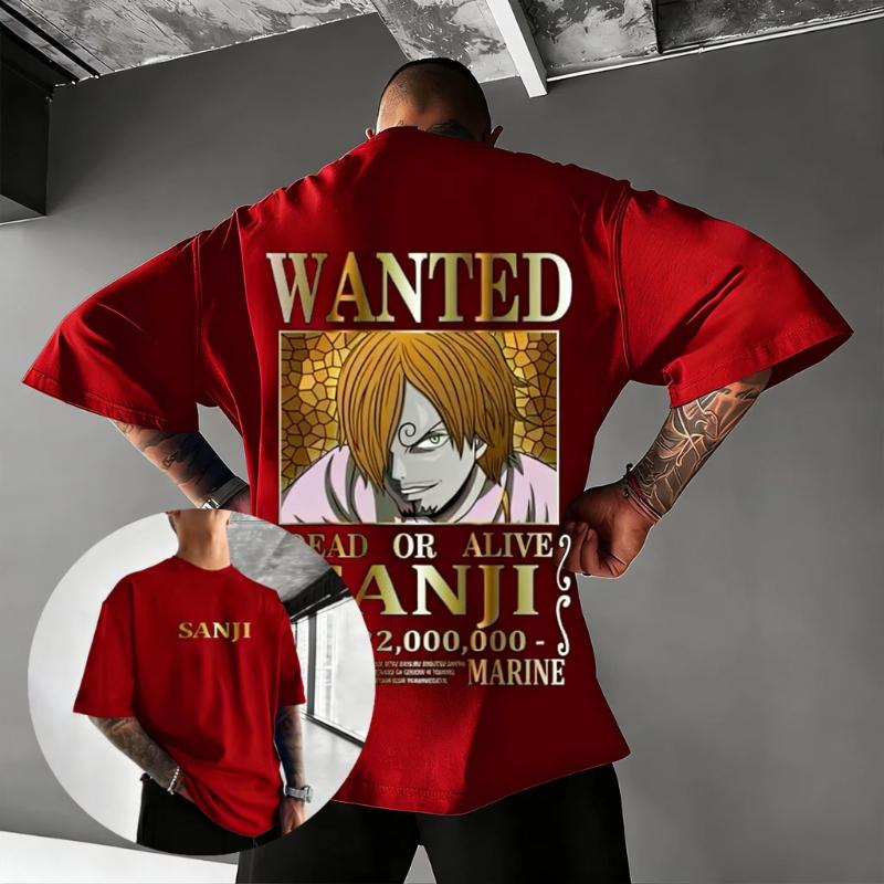 One Piece Anime Sanji T Shirt 2026 Summer Men Women Cotton Short Sleeve Graphic Tee Streetwear Casual Tops Cosplay Y2k Clothes