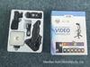 AY49 Mini Pocket Fill Light & Selfie Stand with LED Flash and Microphone Set