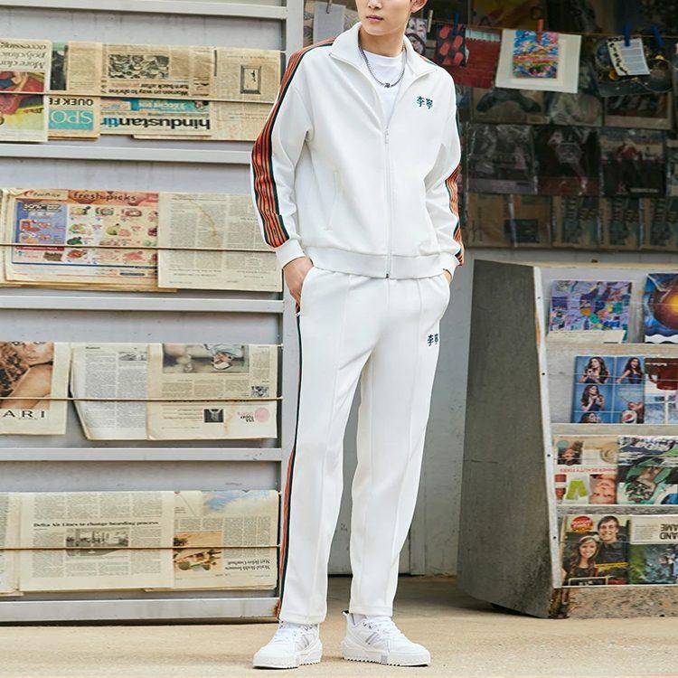 Li Ning Sports Fashion Collection Jacket Unisex White AWDS915-5