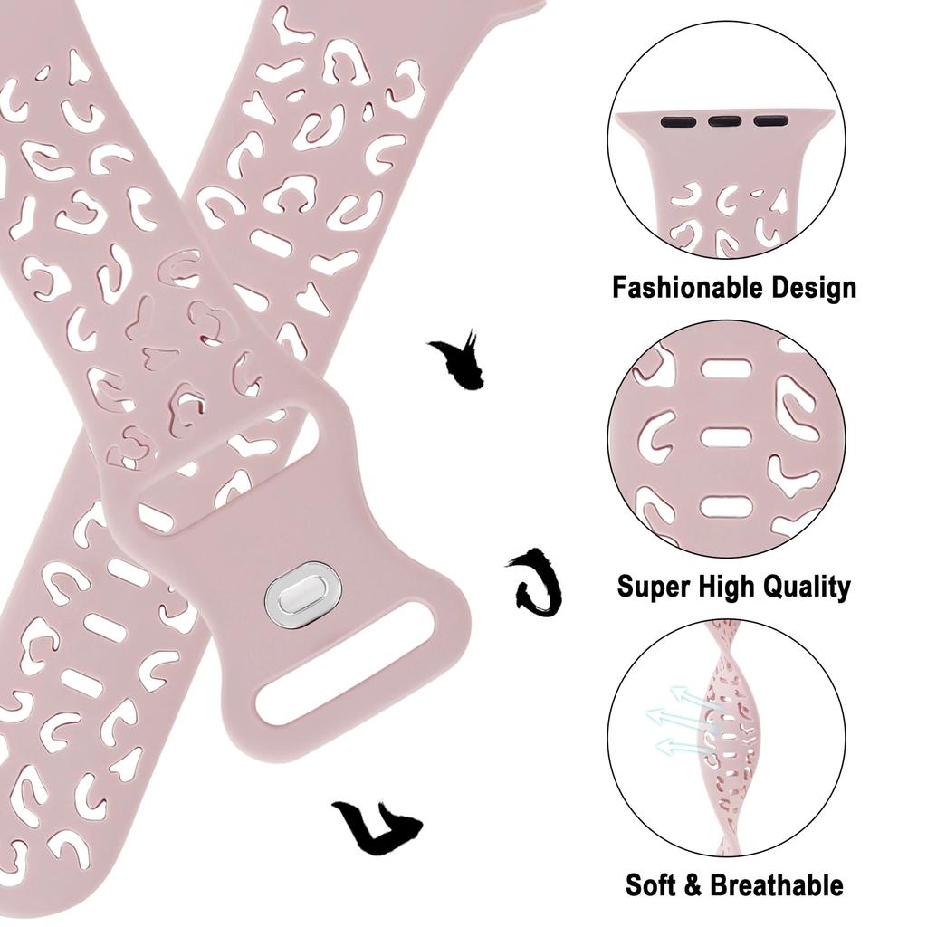 Classic Dog Paw Silicone Strap For Apple Watch Band 44mm 40mm Correa 38 42mm bracelet iwatch Series ultra 8 7 SE 6 5 4 3 49mm 45 mm 41mm