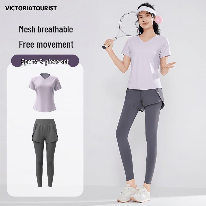 VICTORIATOURIST Women s Yoga & Fitness Sports Suit L