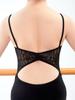 Elegant Adult Lace Camisole Leotard for Ballet, Aerial Yoga, and Dance Practice