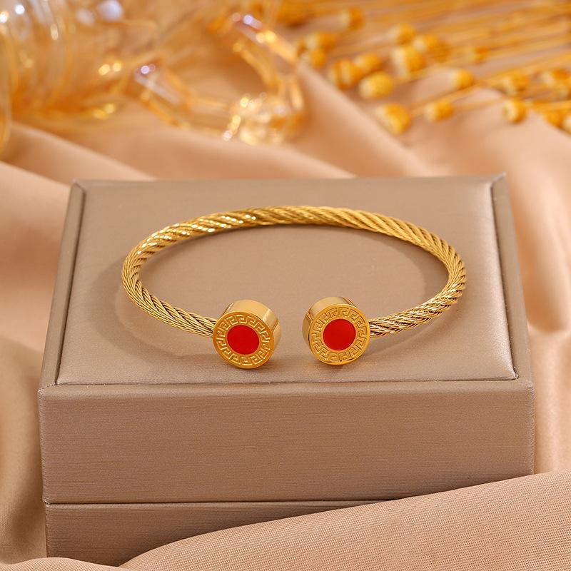 European and American Devil's Eye Love Opening Braided Girls' High-end Fashionable and Versatile Bracelet