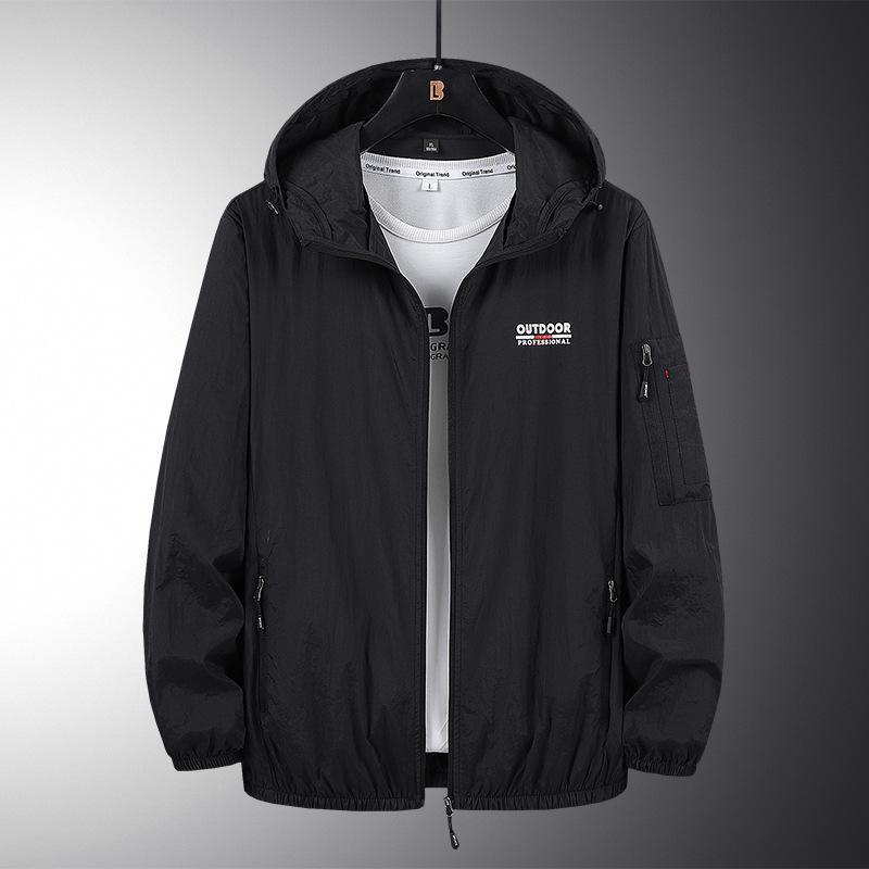 Men's Summer Waterproof Multi-Pocket Outdoor Sports Jacket