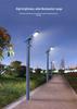 3m Aluminum Alloy 7-Shape LED Courtyard Light with Color-Changing Feature, Double Pole, Square Design