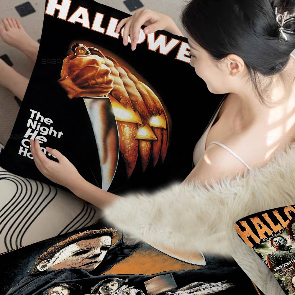 Classic Horror Movies Halloween Pillow Anime Pillow Sofa Bed Head Pillow Cover Cushion Cover 45X45 Cm Fashion