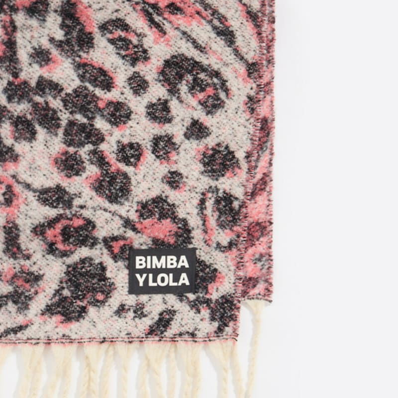 BIMBA Y LOLA [24FW] BIMBA Y LOLA Coral Leopard Muffler B246AII004COF