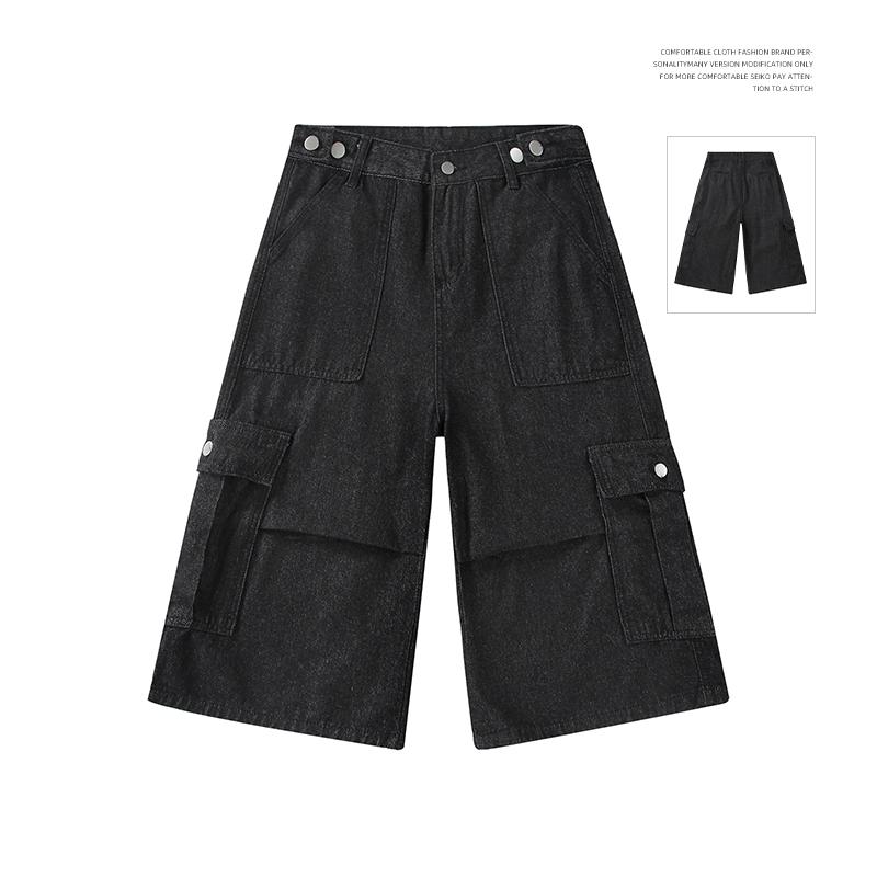 Summer Shorts Men s Five Point Sports Pants Solid Color Pants Men s Casual Pants 2XL