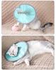 White Cat Recovery Collar: Elizabethan Anti-Lick Post-Surgery Bib