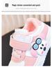Kids' Low-Top Skate Shoes: Cotton-Padded, Fleece-Lined, Cartoon Design for Toddlers & Young Children
