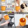 Silicone Dog Slow Feeder Bowl with Honeycomb Lick Mat Slows Eating & Aids Anxiety Relief Dishwasher Safe & Freezer-Friendly