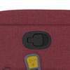 Recliner Chair with Lift Function Wine Red Fabric