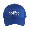 COFFEE Caps Summer Adult Baseball Cap Adjustable with Curved Brim Duckbill Hat Protection Sun Hats