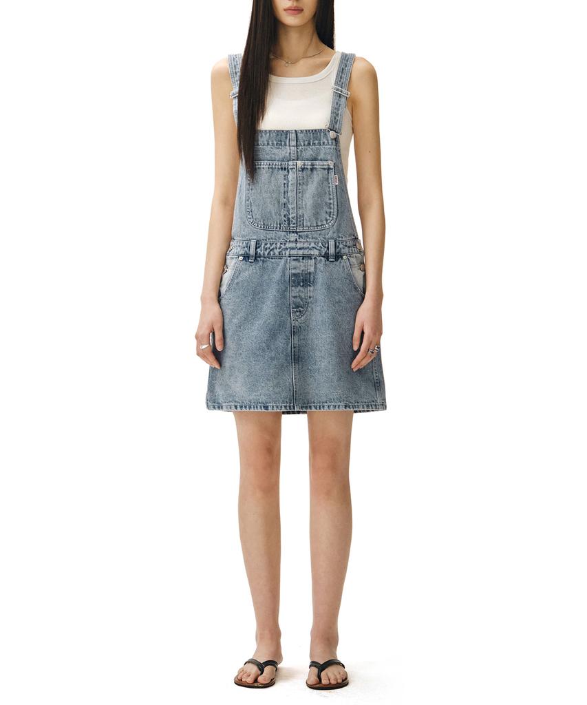 Deketeuumeon Signature Bib Overalls Skirts Dcwop002Lightblue