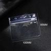 1PC New PVC Sealed Card Sleeve Transparent Waterproof ID Card Badge Holder Vertical/Horizontal Name Card Protector Cover
