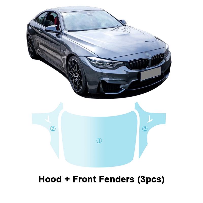 BMW M4 F82 (15-20) TPU Invisible Anti-Scratch Paint Protection Film