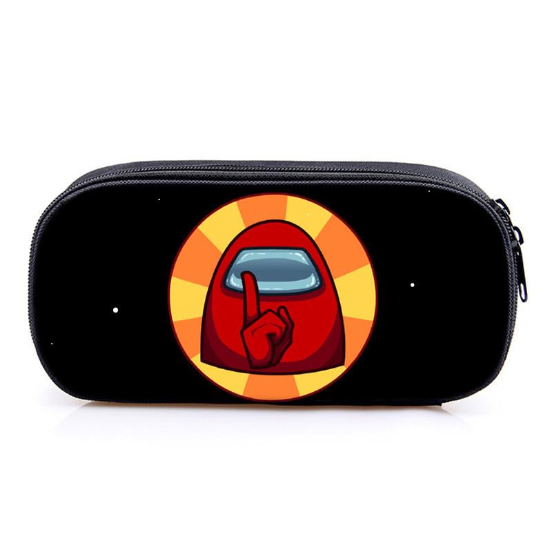 Among Us Game Characters Print Single Layer Stationery Storage Bag For Students