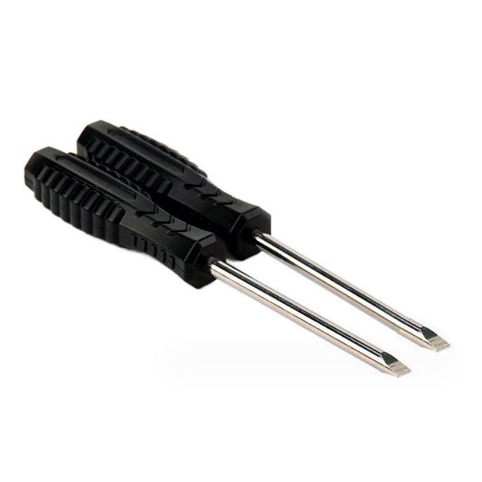 5mm Magnetic Phillips & Flathead Screwdriver with Non-Slip Black Handle for Home Appliance and Toy Repair