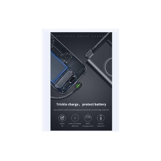 Mcdodo CA-5282 Data Cable, Dual 90-Degree Elbow Type-C, Button Series, 1.8m