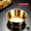 Korean Gold Stainless Steel Bowl with Handle