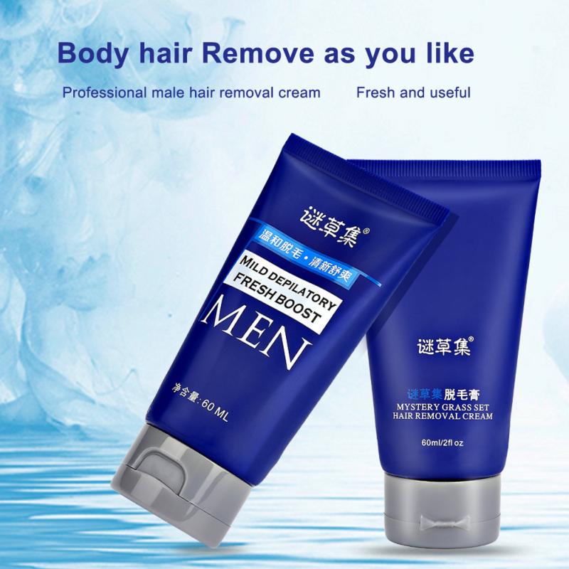60ml Men Body Depilatory Armpit Arm Leg Hair Painless Removal