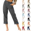 Summer 2025 Solid Color High Waist Women's Casual Fashion