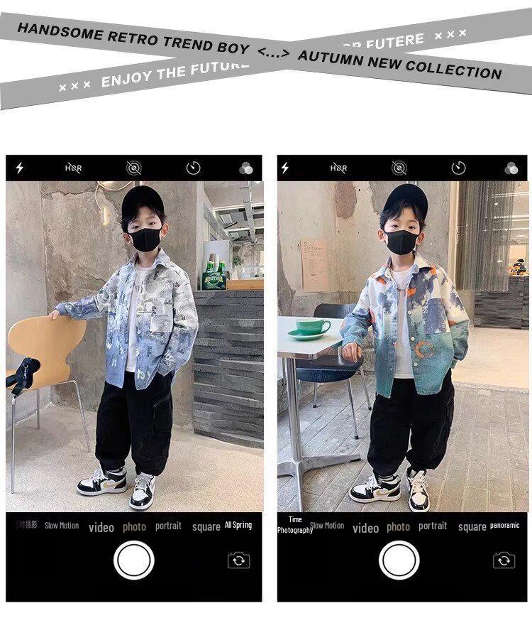 Jungen 2025 Trendige Herbst Baseballjacke - Streetstyle Mode für große Kinder